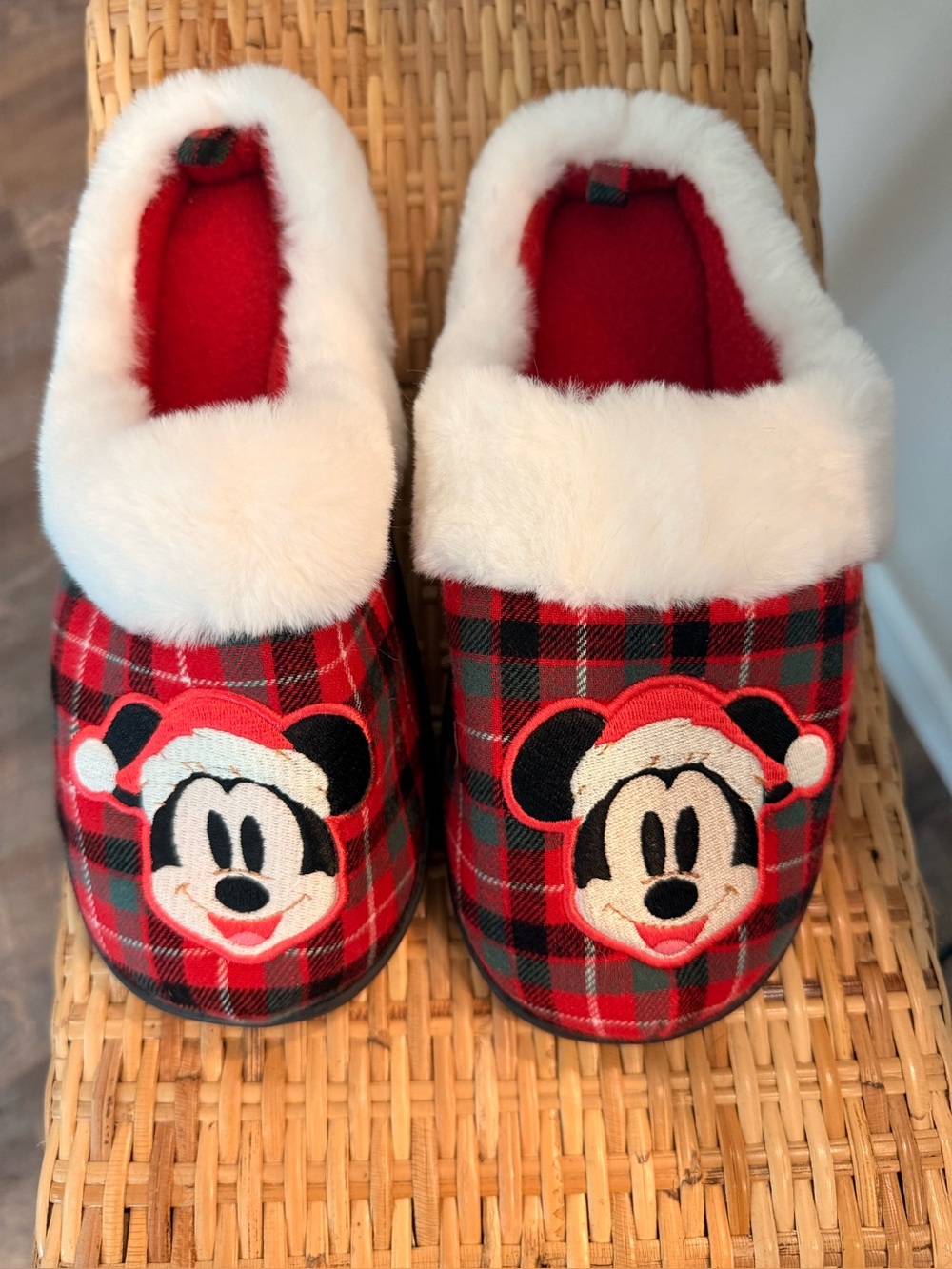 Disney holiday slippers